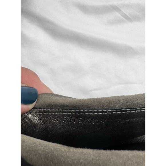 BRIGHTON Stacey Heeled Ankle Booties Zip Front Tassel Almond Toe Sz 8.5N Office - Picture 7 of 9